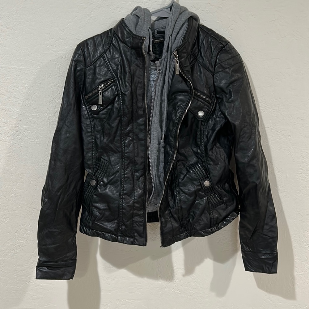 Vegan leather jacket